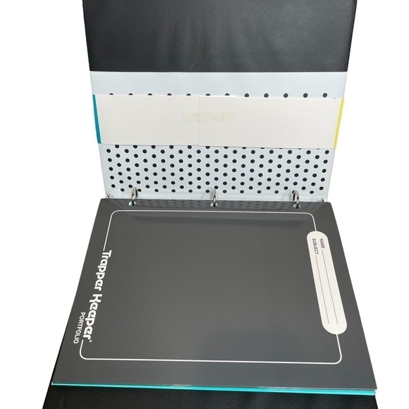 New Mead The Original Trapper Keeper Binder 2022 Edition 1" 3 Prong w/ 2 Folders - Picture 5 of 7